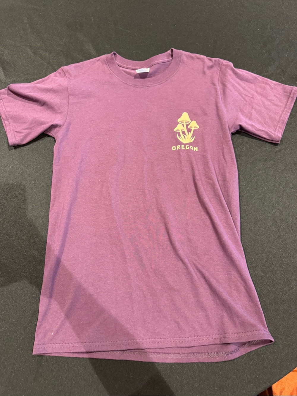 Oregon Mushroom Short Sleeve Tee - Purple
